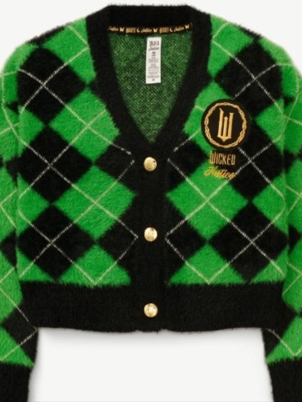 Justice X Wicked Girls Cardigan Sweater Youth Size Large (12/14)